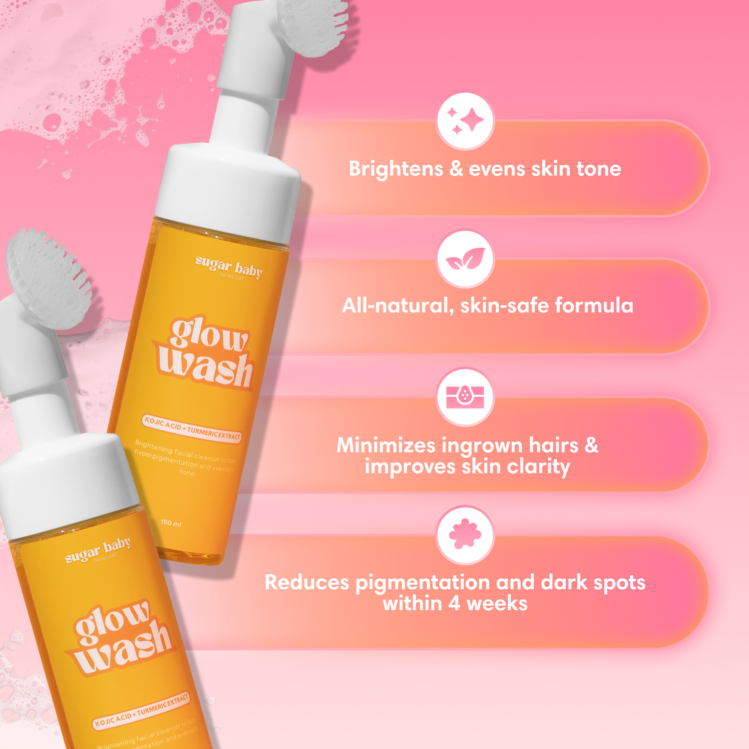 VIRAL Turmeric & Kojic Acid Glow Wash
