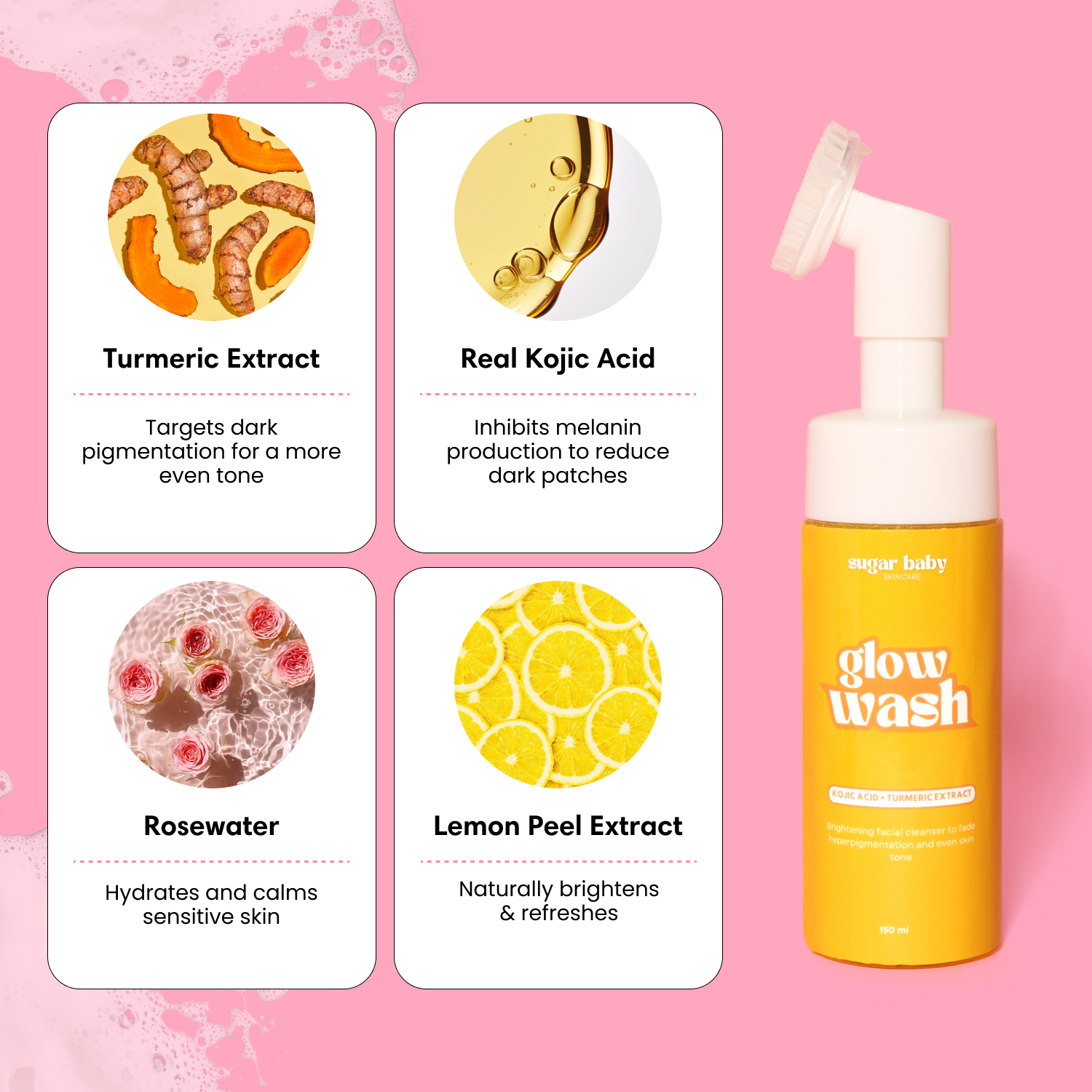 VIRAL Turmeric & Kojic Acid Glow Wash