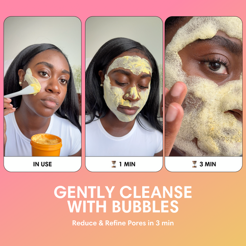 Brightening Duo – Glow Bubble Mask & Wash for Dark Spots
